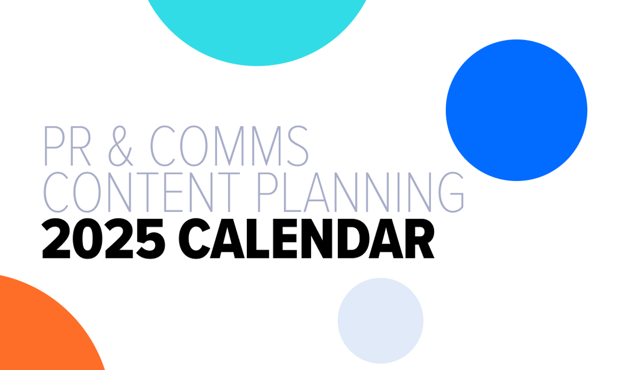 image of cover of Cision's 2025 content planning calendar